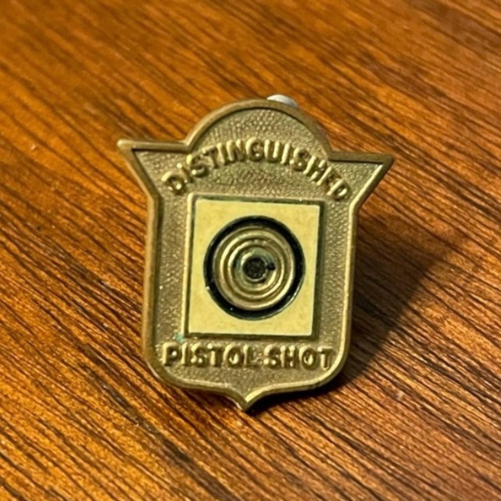 Distinguished Pistol Shot Lapel Pin